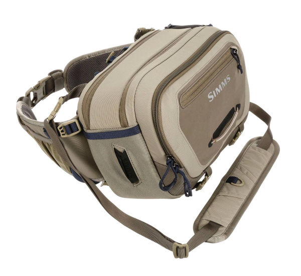 Simms Freestone Hip Pack Tan Side Simms Freestone Hip Pack Tan Side